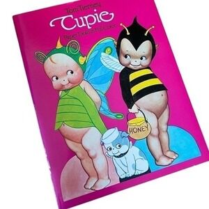 Vintage 1984 Original Cupie Paper Doll Book By Tom Tierney Full Color Uncut